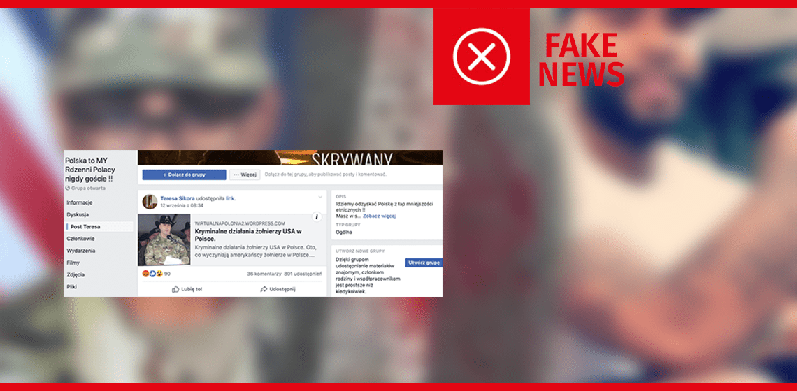 Nie, amerykańscy żołnierze nie biją Polaków w Orzyszu