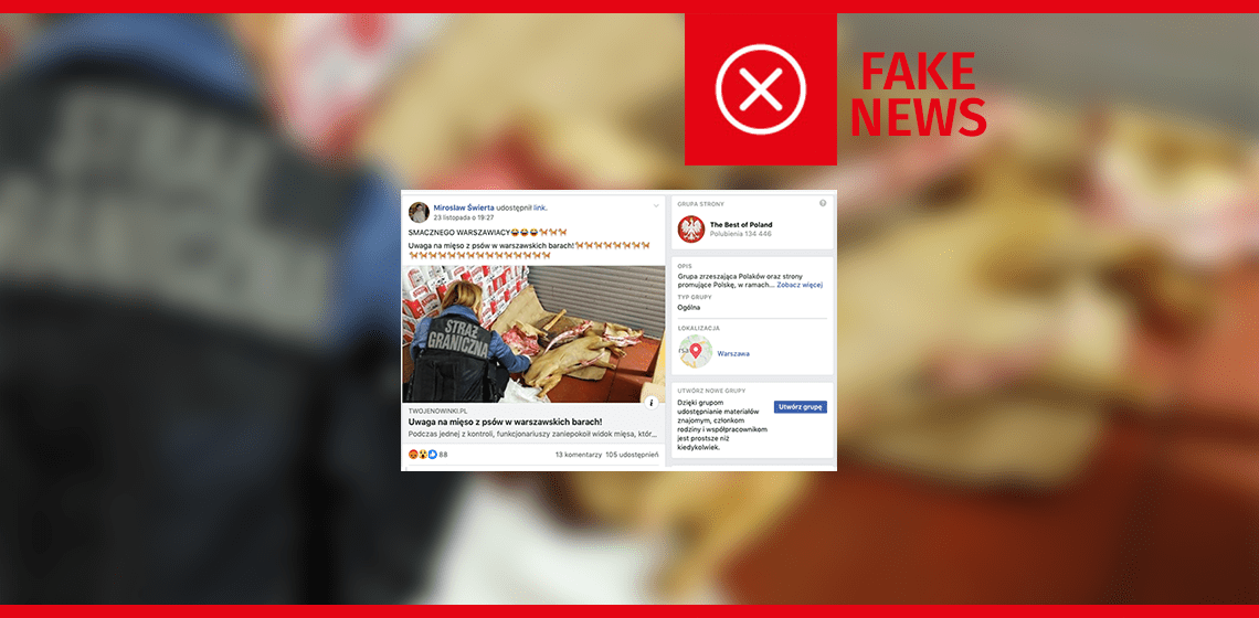 Nie, warszawskie bary nie sprzedają mięsa psów