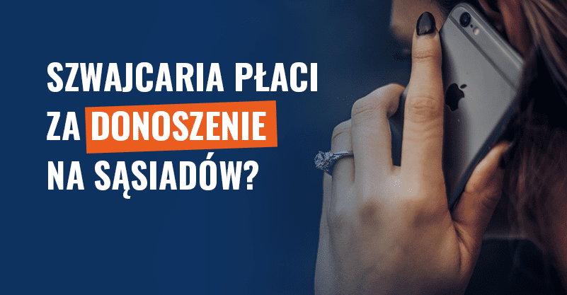 Szwajcaria płaci za donoszenie na sąsiadów? Przerobiony plakat!