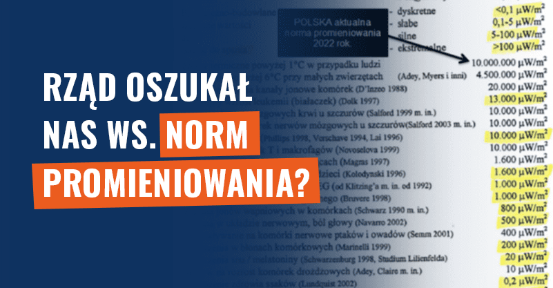 Rząd oszukał nas ws. norm promieniowania? Fałsz!
