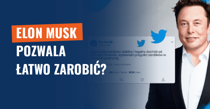 Elon Musk pozwala łatwo zarobić? Kolejny scam!