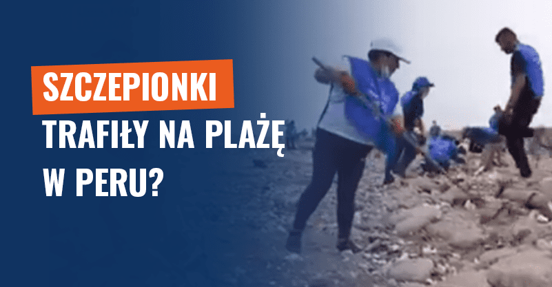 Szczepionki na plaży w Peru. Jaki to rodzaj i jak tam trafiły?