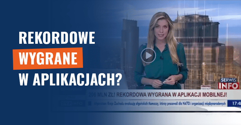 Rekordowe wygrane w aplikacjach? To kolejne oszustwo!