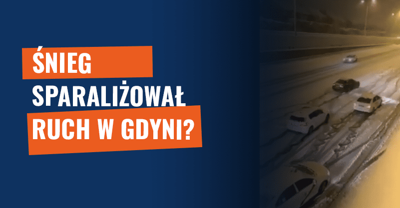 Śnieg sparaliżował ruch w Gdyni? To stare nagranie z… Madrytu