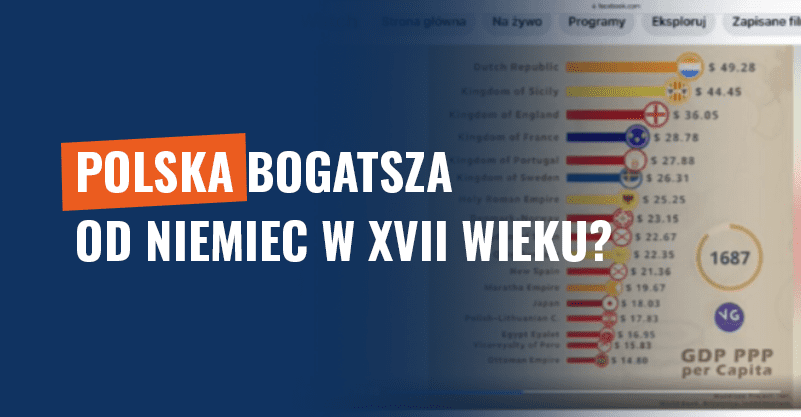 Polska bogatsza od Niemiec w XVII wieku? Błędny odczyt wykresu