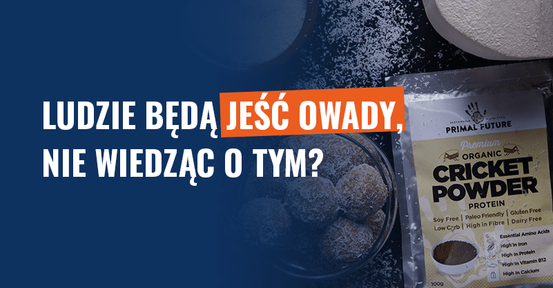 Ludzie będą jeść owady, nie wiedząc o tym? Fałsz!