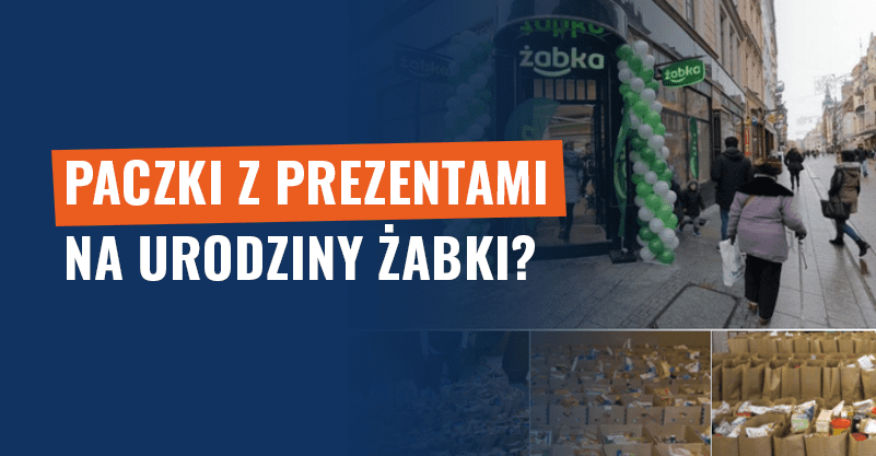 Paczki z prezentami na urodziny Żabki? Uważaj na oszustów!