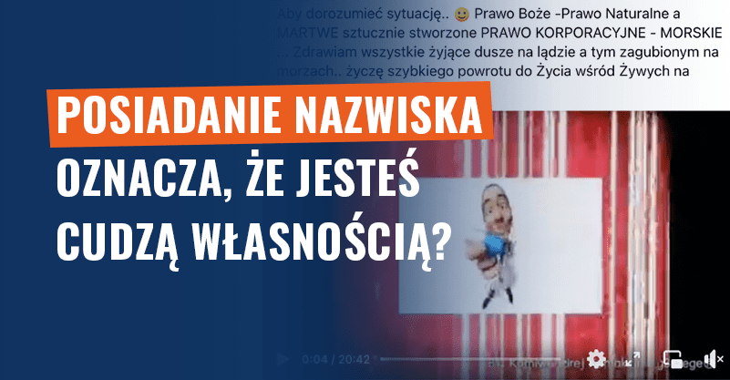 Posiadanie nazwiska oznacza, że jesteś cudzą własnością? Mit!