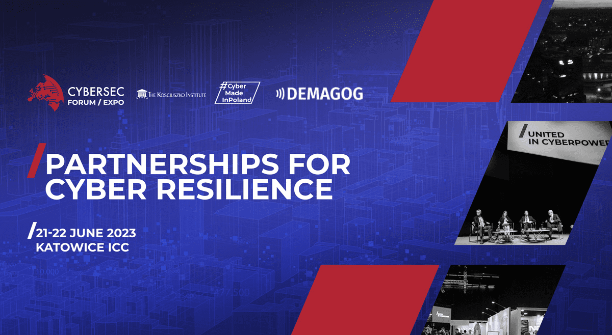 Demagog został Partnerem Instytucjonalnym CYBERSEC FORUM/EXPO 2023
