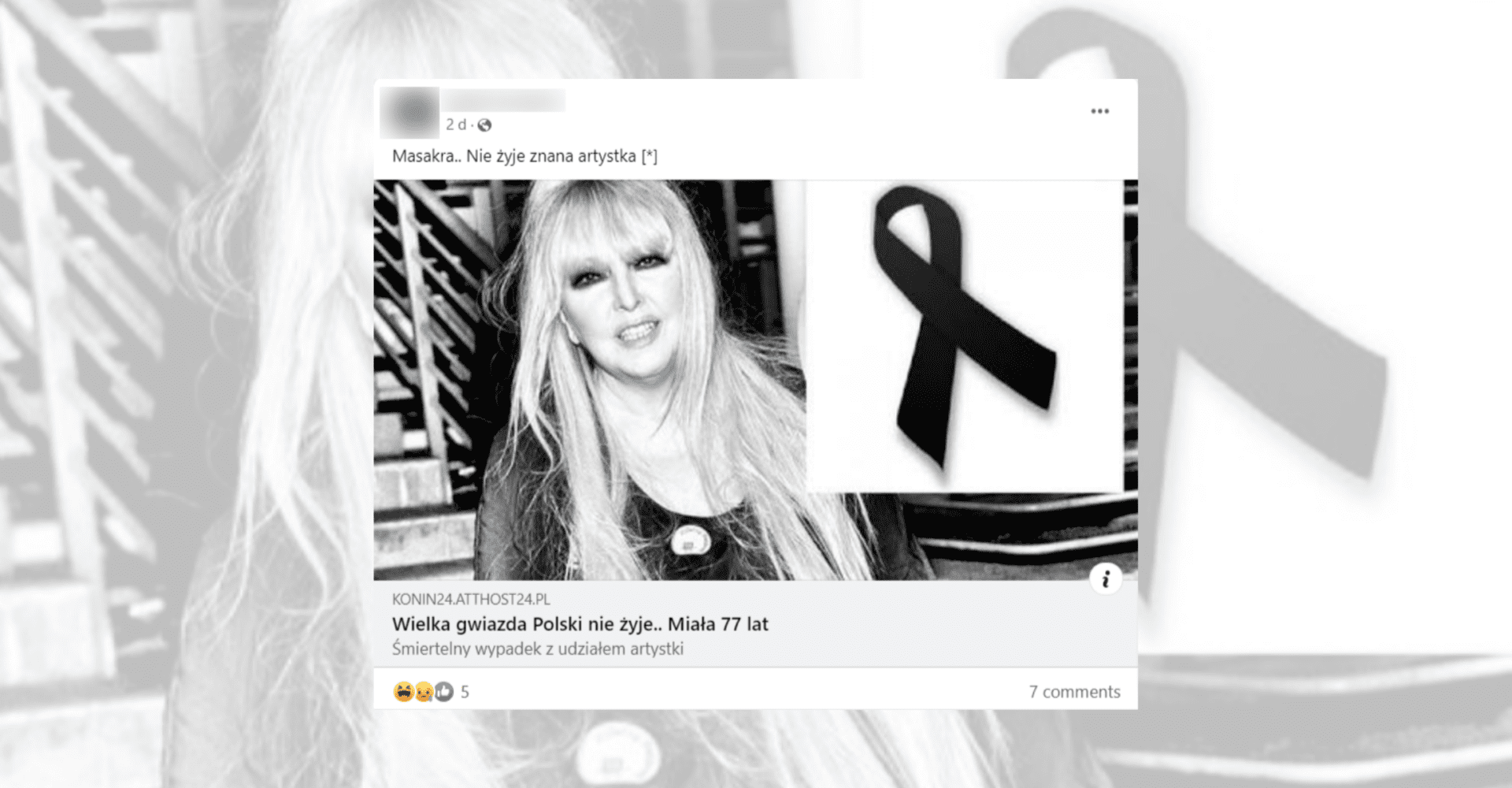 Maryla Rodowicz zginęła w wypadku? Próba wyłudzenia danych