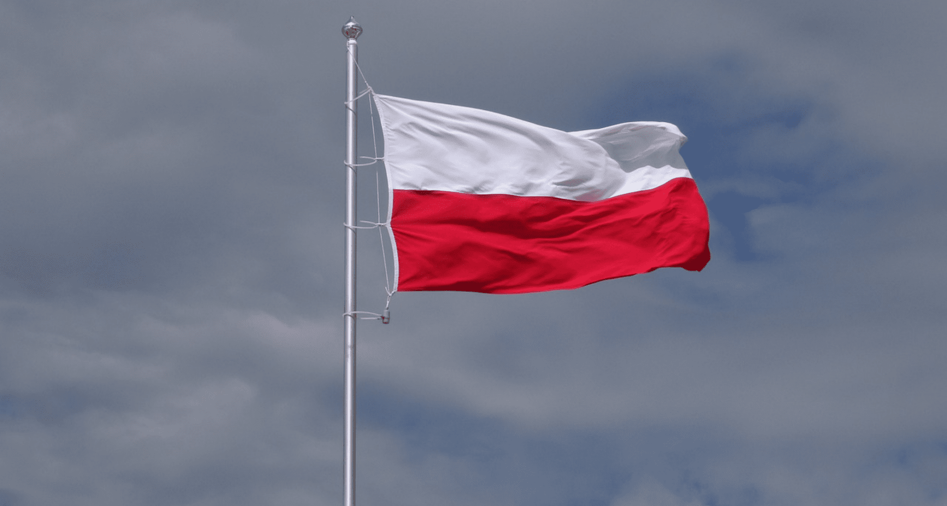 Biało-czerwona flaga Polski