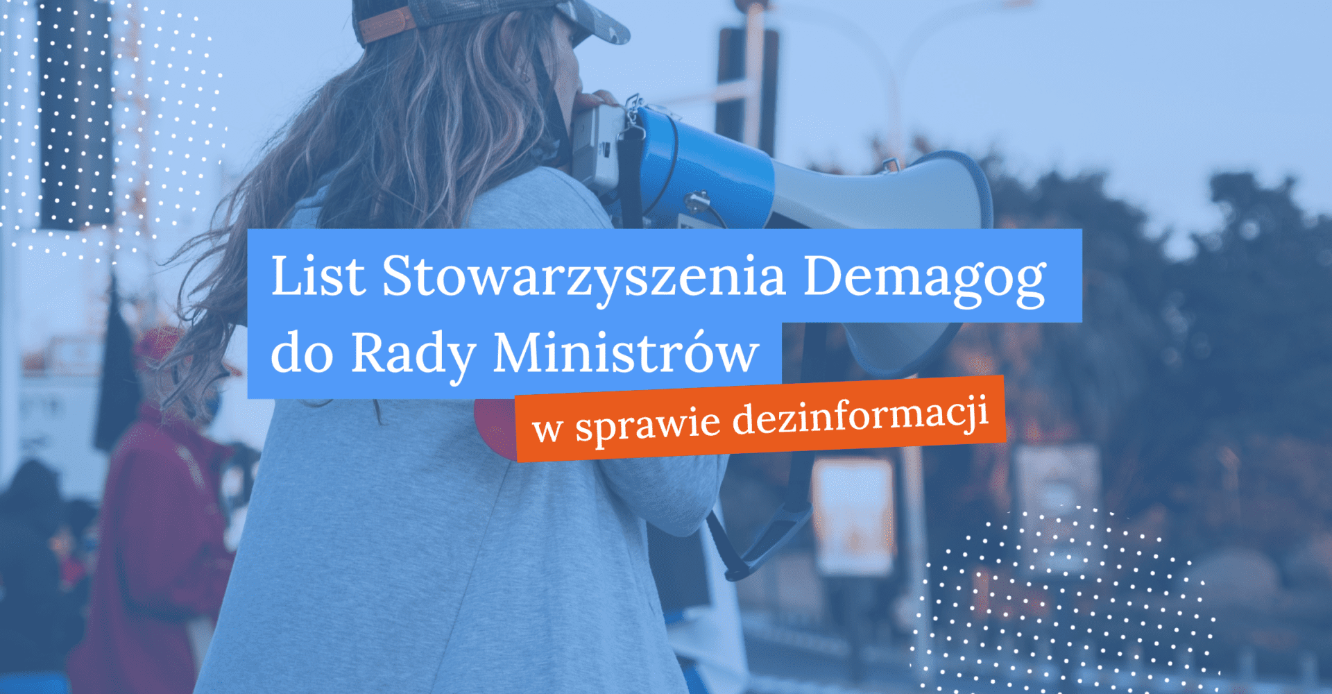 List do Rady Ministrów w sprawie dezinformacji