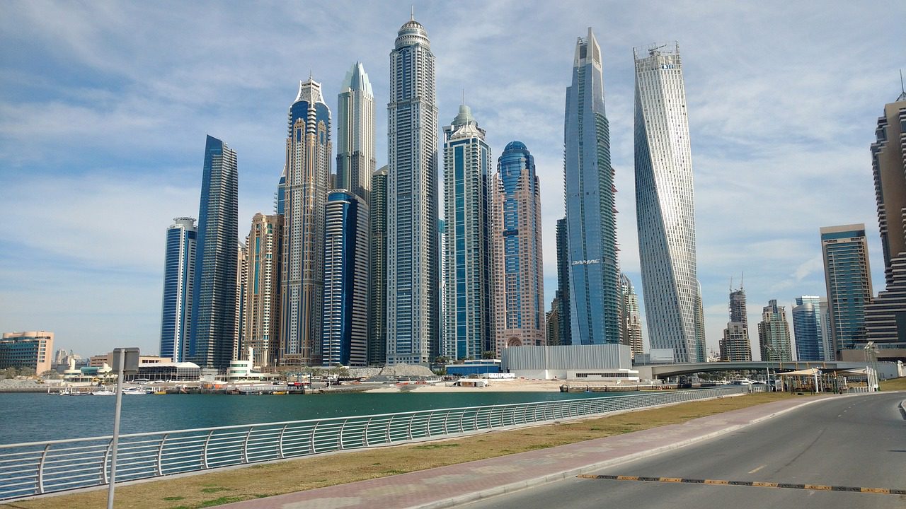 Wieżowce w Dubaju