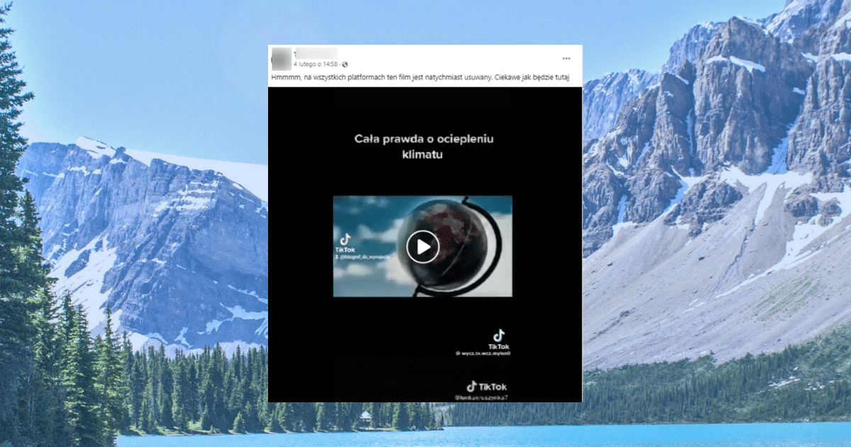 screen z filmu z kulą ziemską, w tle góry
