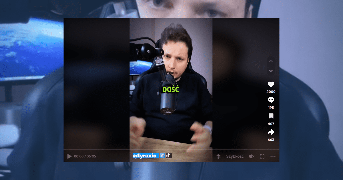 screen mężczyzna z mikrofonem