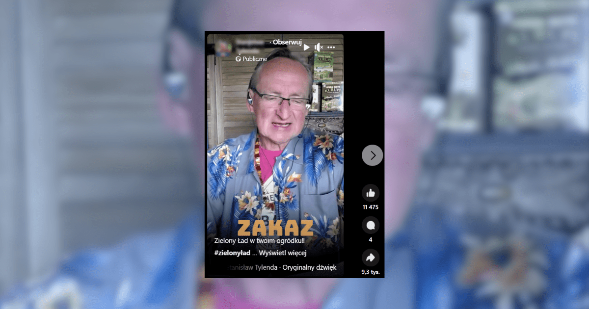 screen z Facebooka