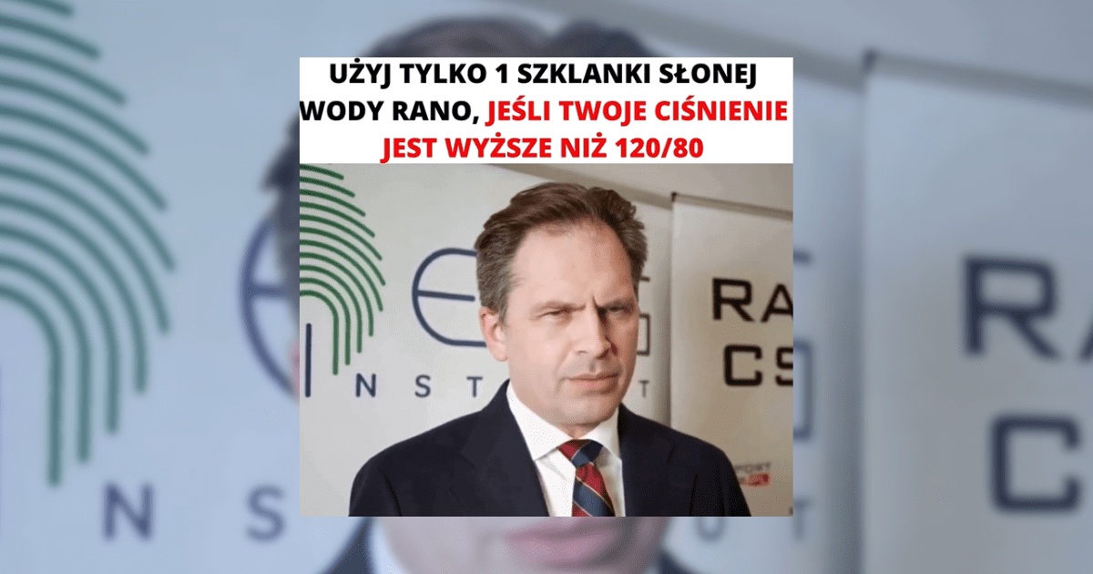 screen z facebooka, na którym widać mężczyznę