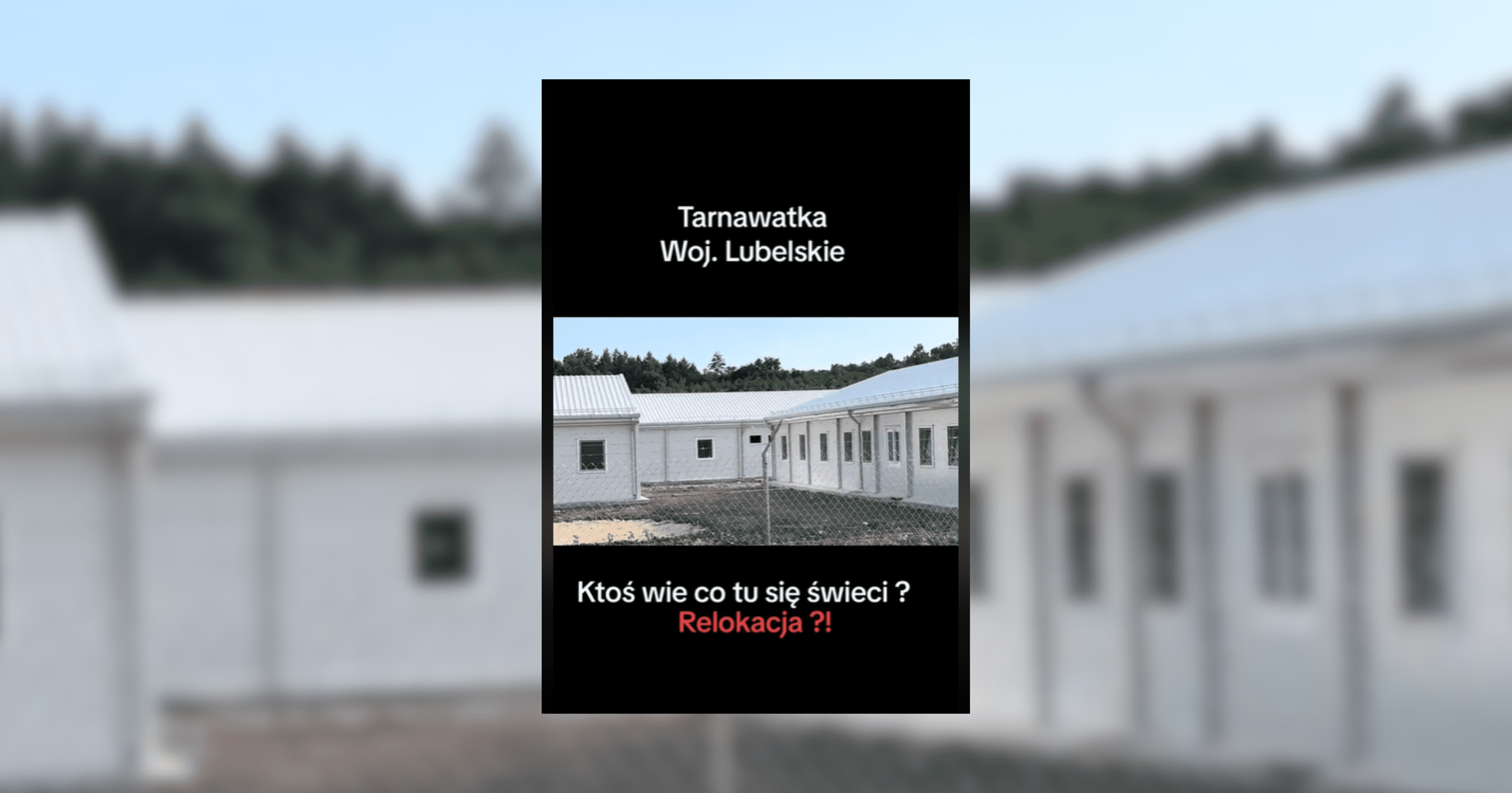 Baraki dla migrantów przy granicy? To część inwestycji budowlanej