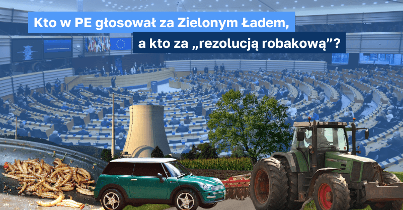 Kto w PE głosował za Zielonym Ładem, a kto za „rezolucją robakową"?