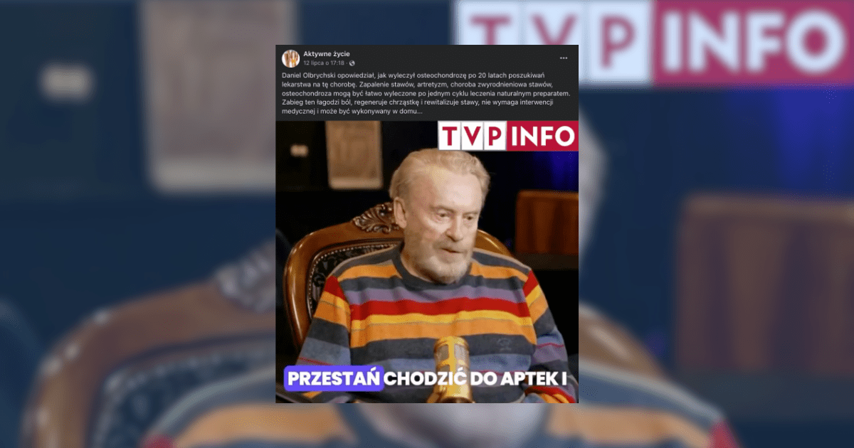 scam, na nagraniu deepfake z Olbrychskm