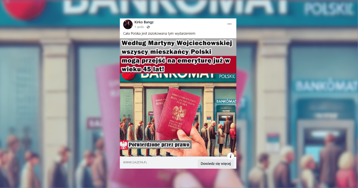 screen z facebooka, scam na Wojciechowską
