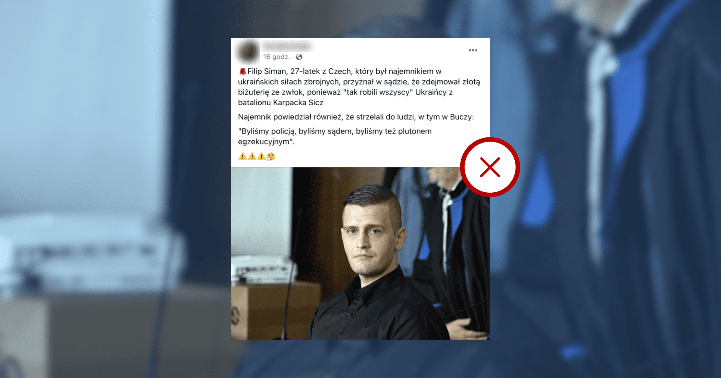 Ukraińcy sprawcami zbrodni w Buczy? Filip Siman tego nie potwierdził