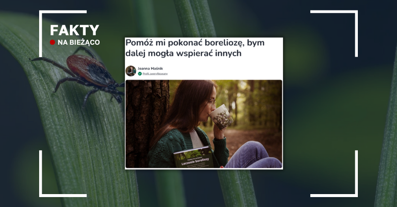 Zbiórka Joanny Haśnik na leczenie Boreliozy.