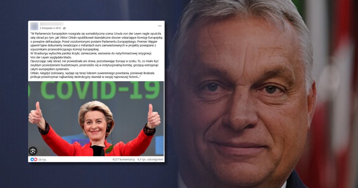 Czy Orbán ujawnił unijną korupcję Uwaga na rosyjską propagandę