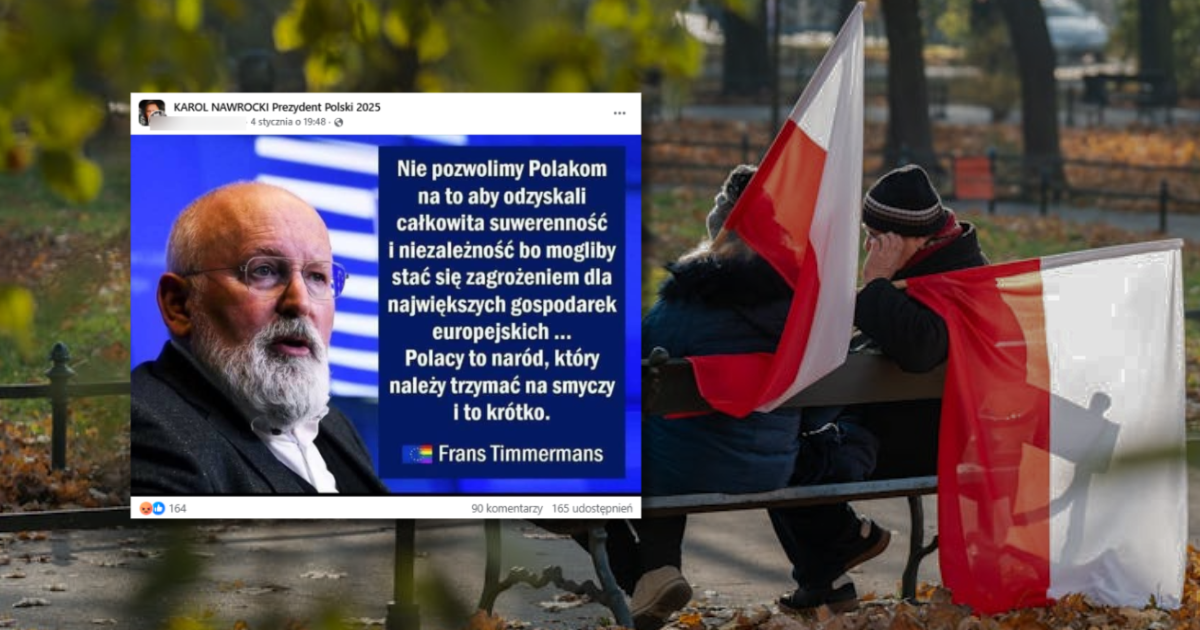 „Polaków trzeba trzymać na krótkiej smyczy”. Czy to prawdziwe słowa Timmermansa