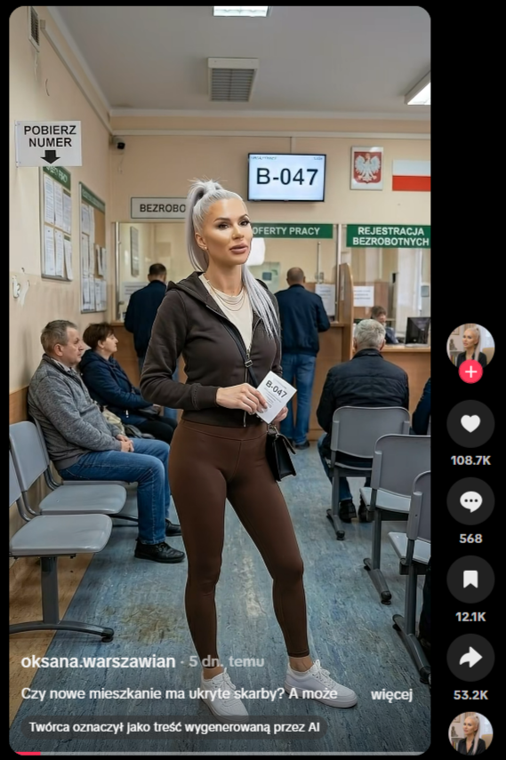 Grafika przedstawia zrzut ekranu z opisywanego nagrania.