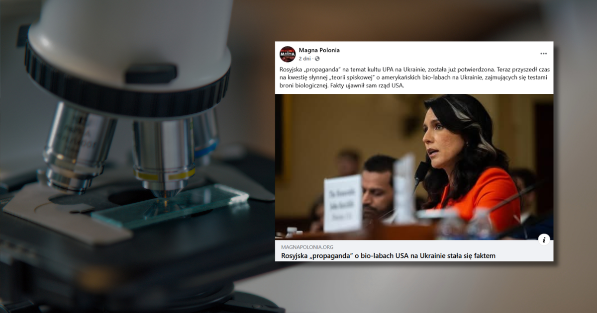 Laboratoria broni biologicznej w Ukrainie