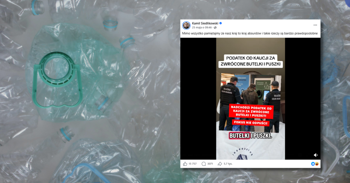 Podatek od zwrotu butelek? Rząd niczego takiego nie planuje