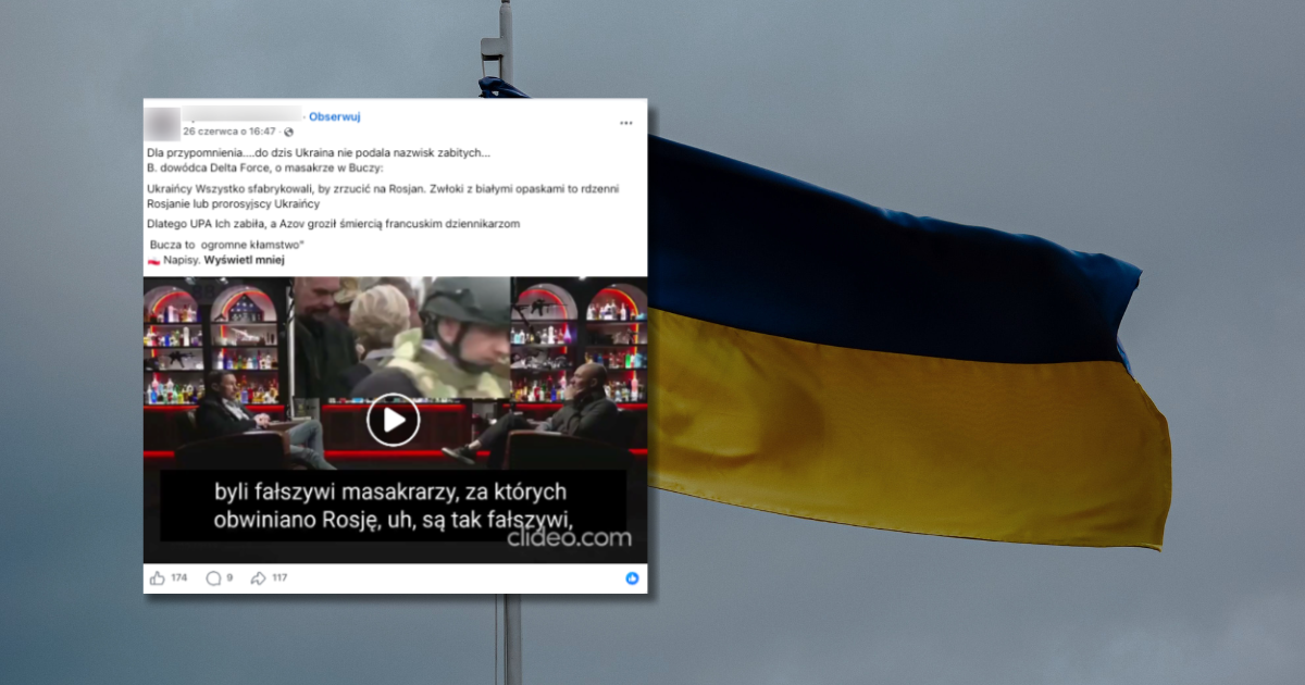 Zbrodnia w Buczy była fałszywa? Powrót dezinformacji na temat zbrodni w Ukrainie